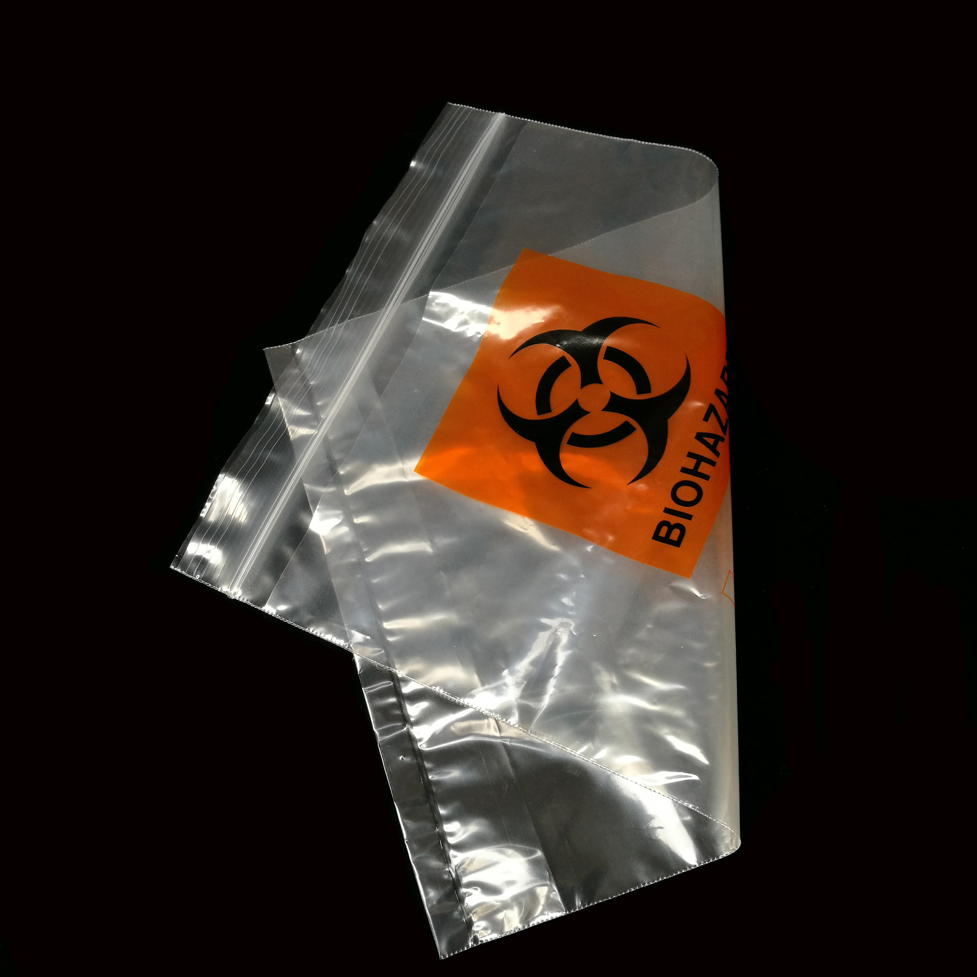 PE three-layer biohazard specimen bag medical pathology bag ziplock bag E